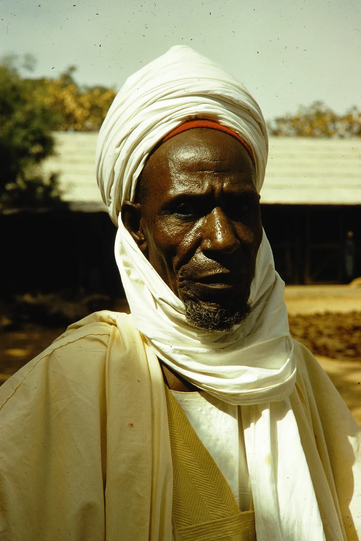 Portrait of a man from northern Nigeria.
